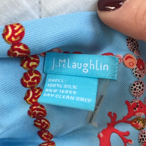 J. McLaughlin Silk Belt with Golden Chain main image 4